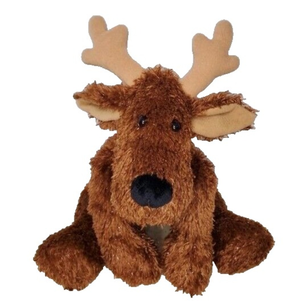 Hallmark Moose Reindeer Comet Plush Stuffed Animal Toy Sparkly Jingle Bell 14"